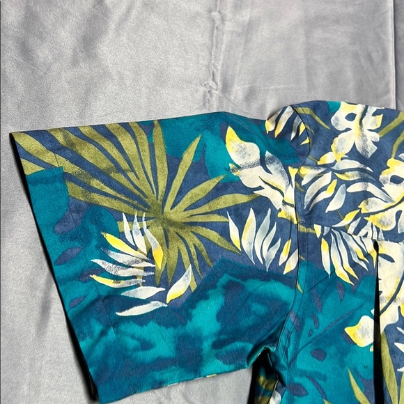 Ralph Lauren Mens Hawaiian printed button down casual floral print size Medium - Picture 10 of 14